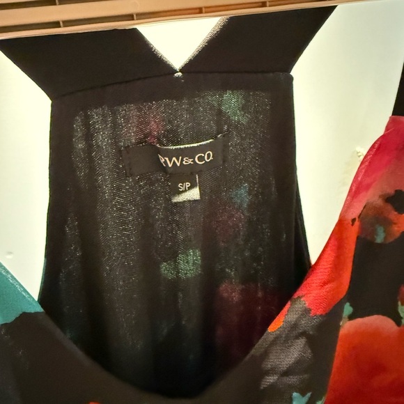 RW&CO. Black Floral Maxi Dress - Picture 6 of 7